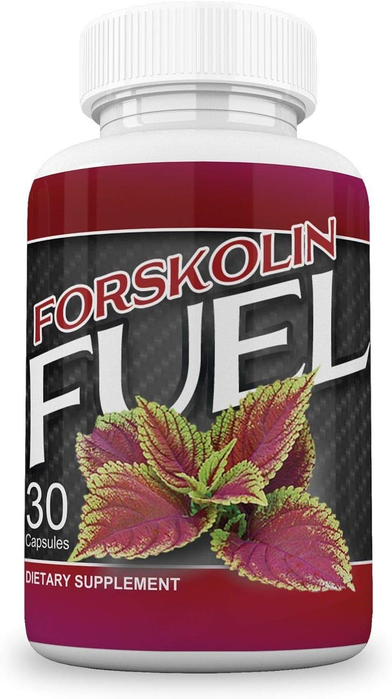 Fuel Forskolin Maximum Strength Fat Burner and Metabolism Support all Natural, Pure, Potent Ingredients with Coleus Forskohlii Safe Weight Loss Supplement for Women and Men 30 Capsules