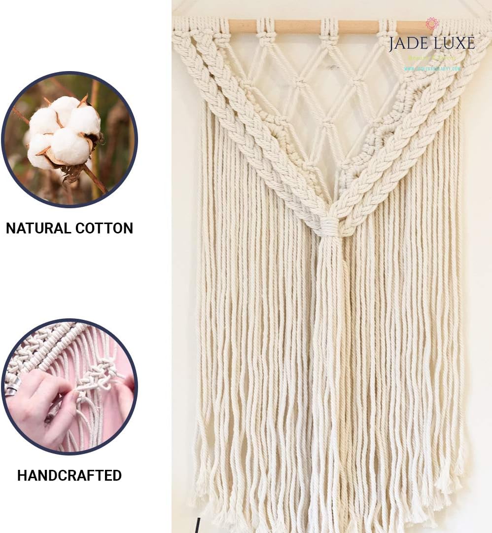 Waiting For You Pack Of 2 Macrame Wall Hanging With Free Moon Wall Decor And Macrame Keychain Boho Decor Wall Decor Boho Wall Decor Bedroom Wall Decor