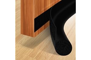 MAXTID Huge Door Draft Stoppers for Bottom of Door 36 Inch Under Door Gap Filler Bottom Door Seal Strip Black Door Sweeps Insulation for Exterior/Interior Doors Reduce Noise, Air, Smell Crack Blocker