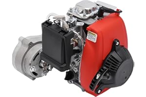 AOOCHU 52Cc Bicycle Engine Kit 4Stroke Gas Petrol Motorized Motor Engines Chain Drive with Air-Cooling Systemhand-Pull Start Good Heat Dissipation for Adult Bikes Mountain Road (1500W 6800Rpm)