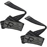 PR Lifting Straps for Weightlifting &ndash; Heavy Duty Deadlift Straps with Extra Thick Material for Grip &amp; Wrist Support &ndash; Gym Wrist Straps for Powerlifting, Bodybuilding, Strength Training Personal Record