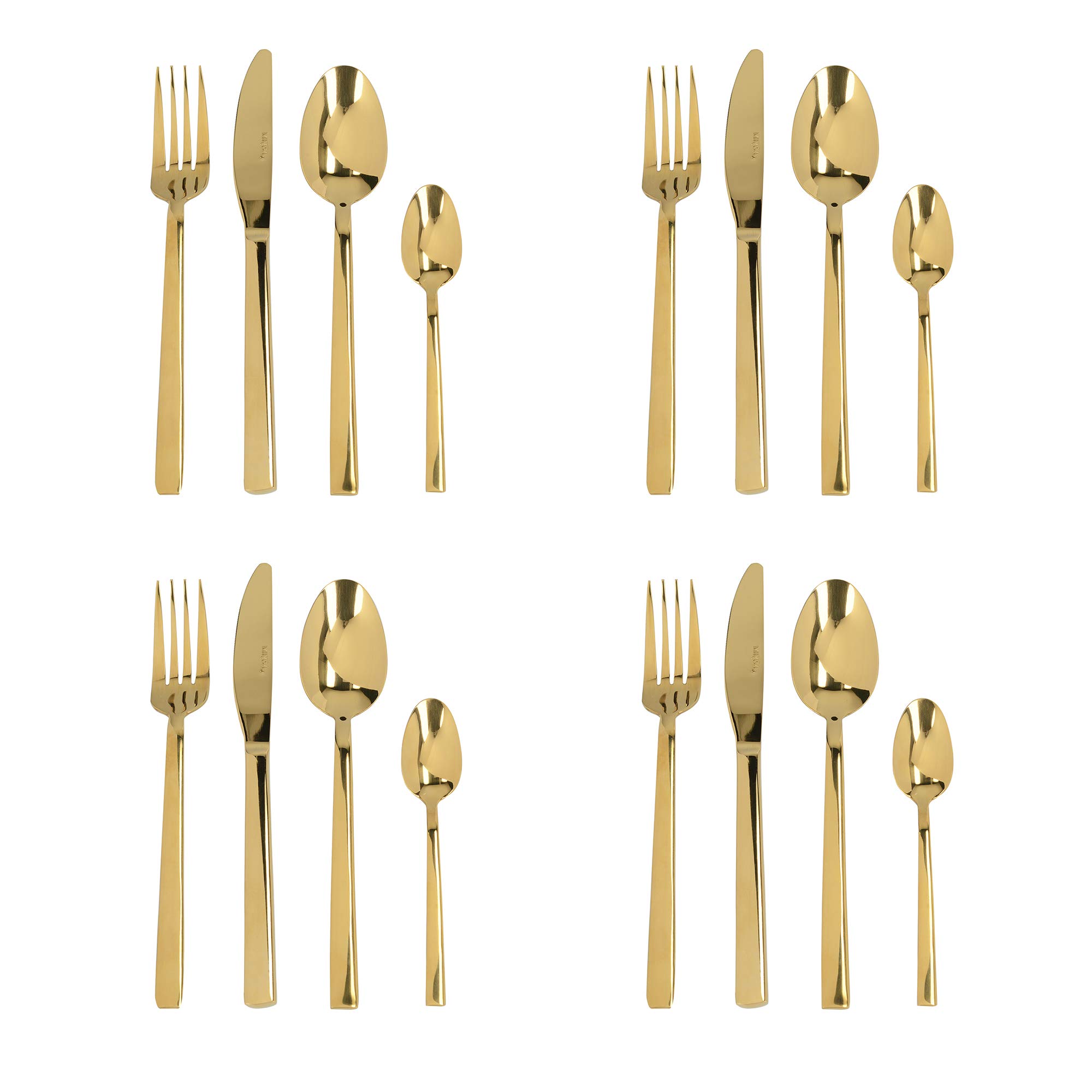 Mikasa Gold 16 Piece Cutlery Set, Boxed