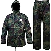 RainRider Rain Suits Safety Rain Jacket with Pants High Visibility Reflective Rain Gear
