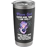 Pisces Girl Pisces Zodiac Sign Pisces Birthday Stainless Steel Insulated Tumbler