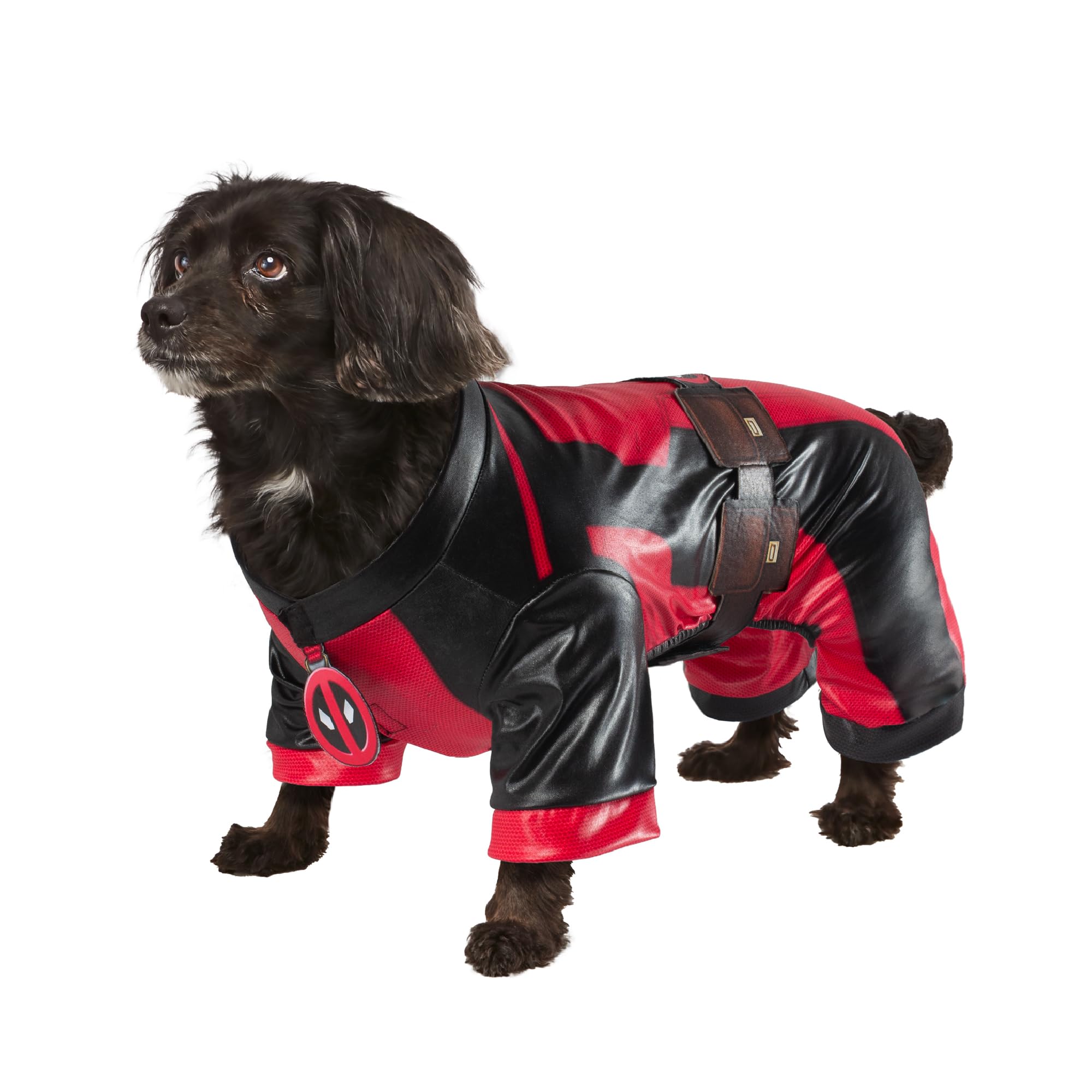 Rubie's Official Deadpool Dogpool Pet Costume, Dog/Pet Fancy Dress, Size L Halloween