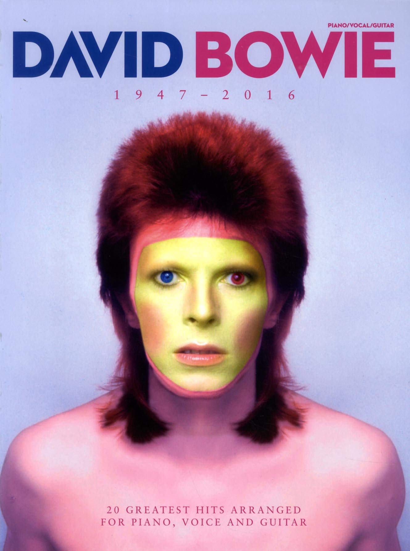 David Bowie: 1947-2016. Piano, Vocal And Guitar.