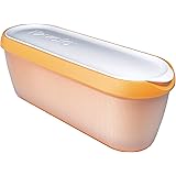 Tovolo Glide-A-Scoop Ice Cream Tub, 1.5 Quart, Insulated, Airtight Reusable Container With Non-Slip Base, Stackable on Freeze
