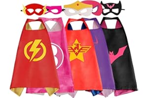 Kids Dress Up Capes Set Toys Costumes Party Favors Christmas Cosplay For Girls Boys