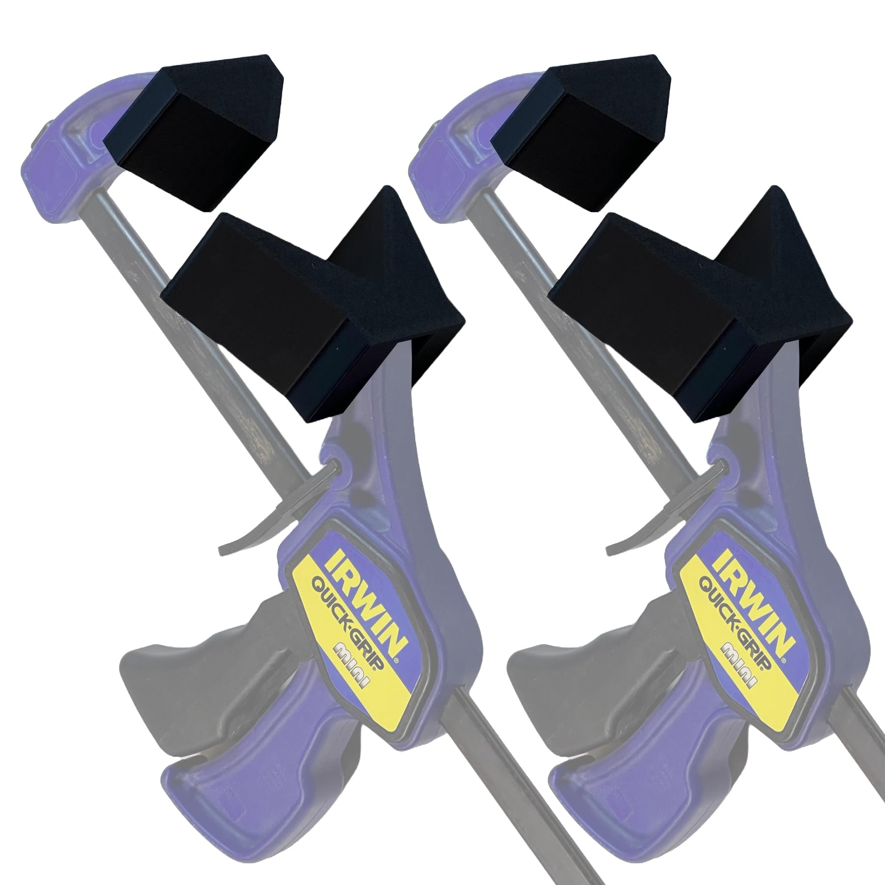 Corner Grips for Irwin Mini Quick Grips Pair (2) Right Angle 3D Printed Clamps Quick Grip Hand Tools Clamps for Woodwork Compatible with Irwin Small Wood Woodworking Clamp