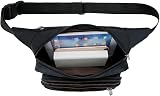 Ariineer Waterproof Bum Bags Men Women Black Running Hiking Waist Pack view 5
