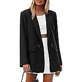 PRETTYGARDEN Fall 2026 Blazers for Women Business Casual Long Sleeve Lapel Pockets Dressy Suit Jackets Work Office Clothes