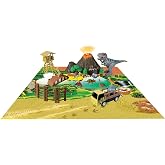 Red Box Pre-Historic Times: Large Dinosaur Park W/Walking T-REX - Light &amp; Sounds, Children's Playset, Ages 3+