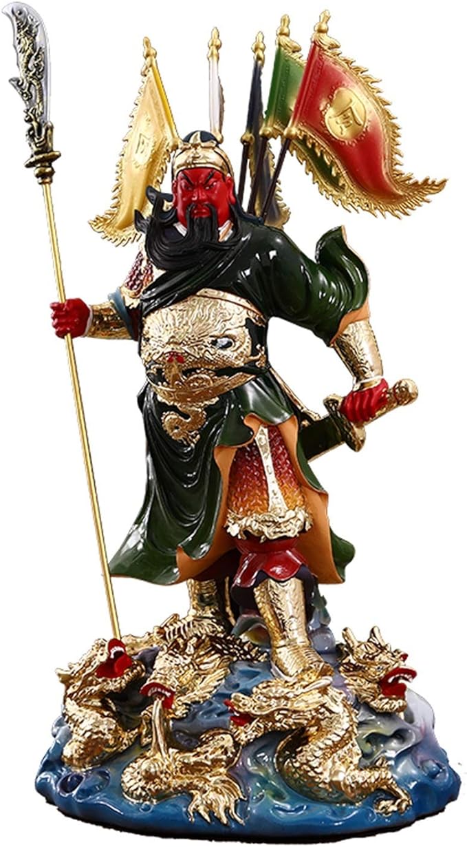 Chinese feng shui statue sculpture Guan Yu Statue/Guan Gong Statue Feng Shui Decor Home Store