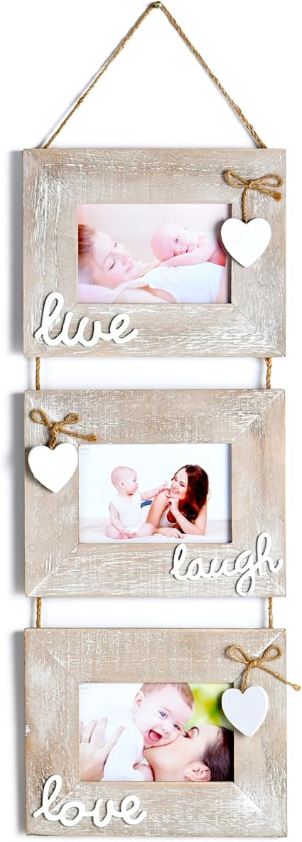 Yaetm Live Laugh Love Collage Hanging Picture Frame 4x6 Solid Wood 3 Photo Frames Set Wall Mount Verticval Display Rustic Grey Amazon Co Uk Home Kitchen Yaetm Live Laugh Love Collage Hanging Picture Frame 4x6 Solid Wood 3 Photo Frames Set Wall Mount Verticval Display Rustic Grey Amazon Co Uk Home Kitchen