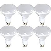 Satco S9635-11.5 Watt LED BR40 Recessed Light Bulbs - 3000K - 103 deg. Beam Angle - 120 Volt (6 Pack)