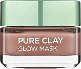 L'Oreal Paris Skin Expert Pure Clay Glow Face Mask Red Algae Exfoliating 50ml