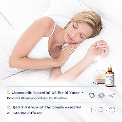HIQILI 30ML Chamomile Essential Oil, Pure & Natural