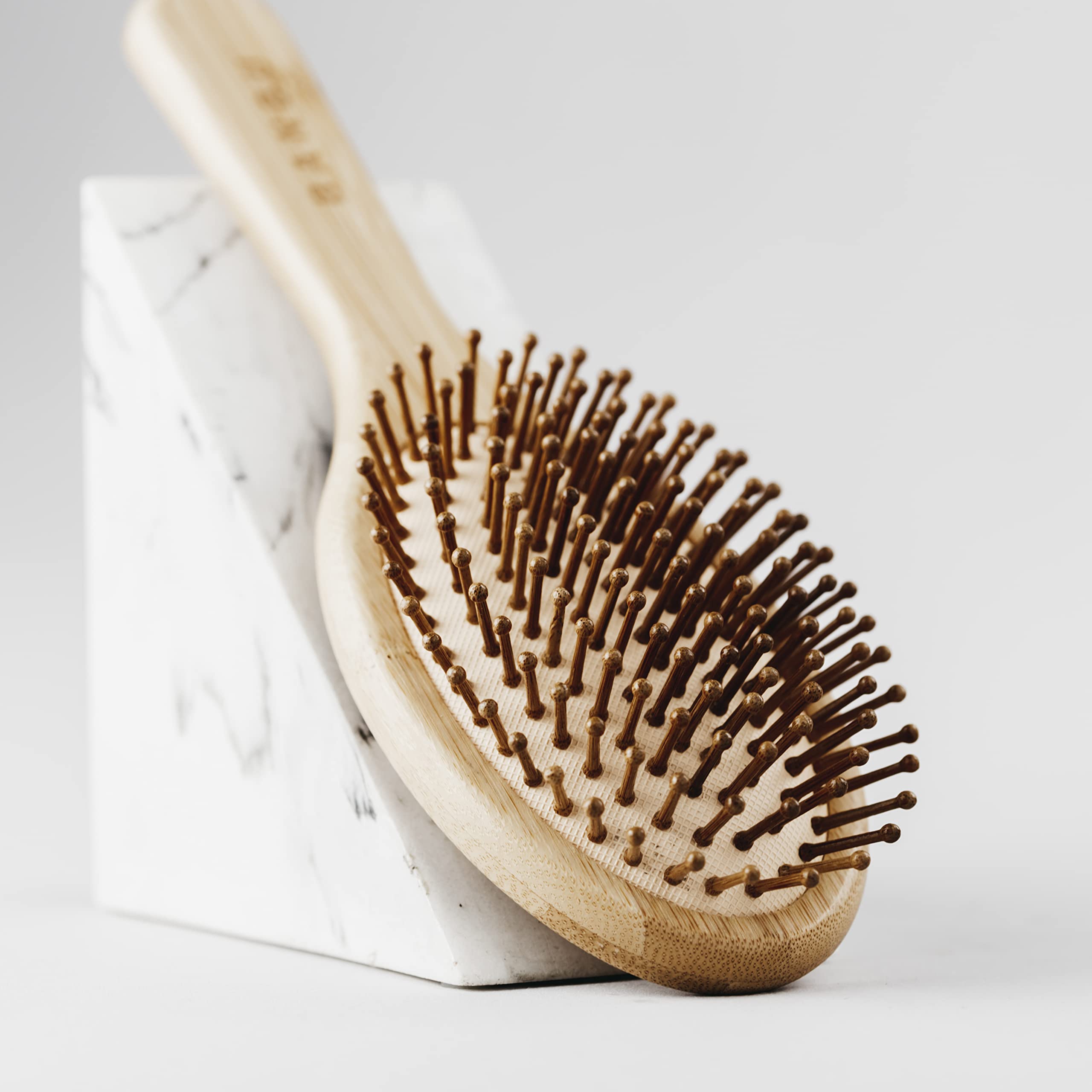 BANBU Hair Brush, Wood, Mediano