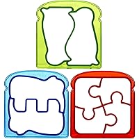 Munchkin Silly Sandwich Cutters - Multicolor - 3 ct
