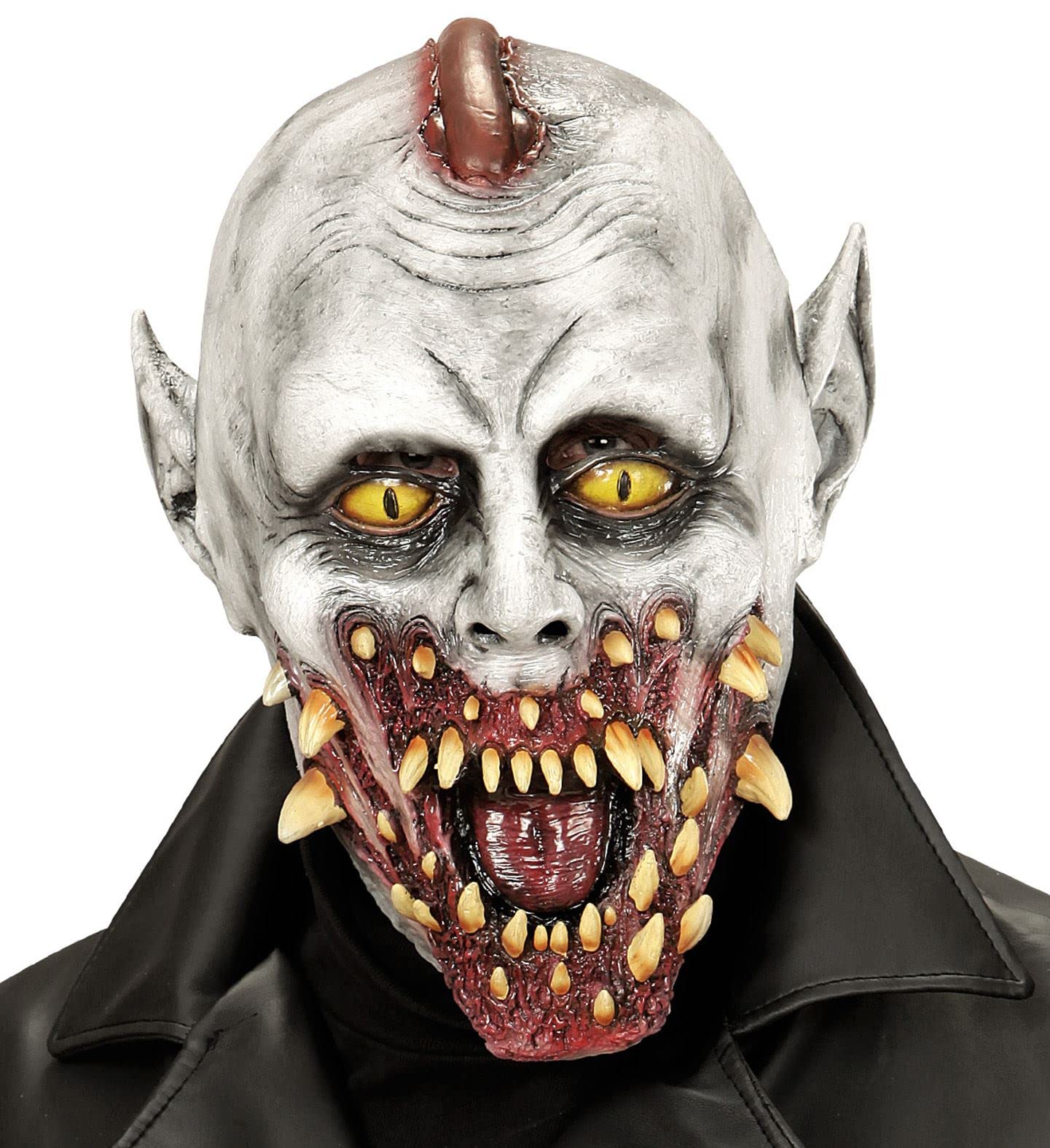 Widmann Abiti e Maschere WDM00467 Hippie-Adult Costume Extra Large Head Mask with Vam-Multicoloured, One Size