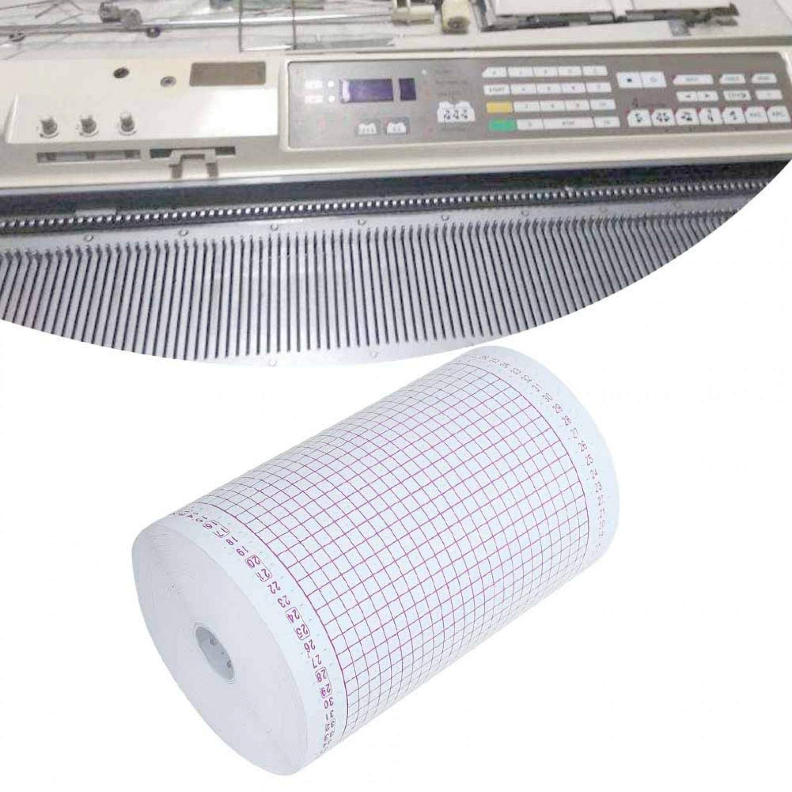 Garosa 100Pcs/roll 24 Stitches Stitches Punch Card, 14cm Width Knitting Machine Parts Accessories