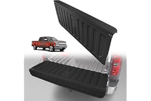 TripleAliners Tailgate Mat with Tailgate Cap Top Protector for 2007-2013 Chevy Silverado & GMC Sierra 1500 Upgrade Full-Cover