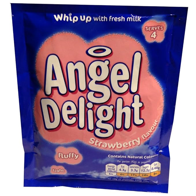 Angel Delight Strawberry Flavour, 59g (Pack of 5) Amazon.co.uk Grocery