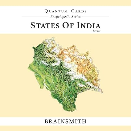Brainsmith Quantum Flash Cards, States of India - Educational Flashcard Set 3 for Toddlers and Kids (8 months to 8 years) for Brain Development