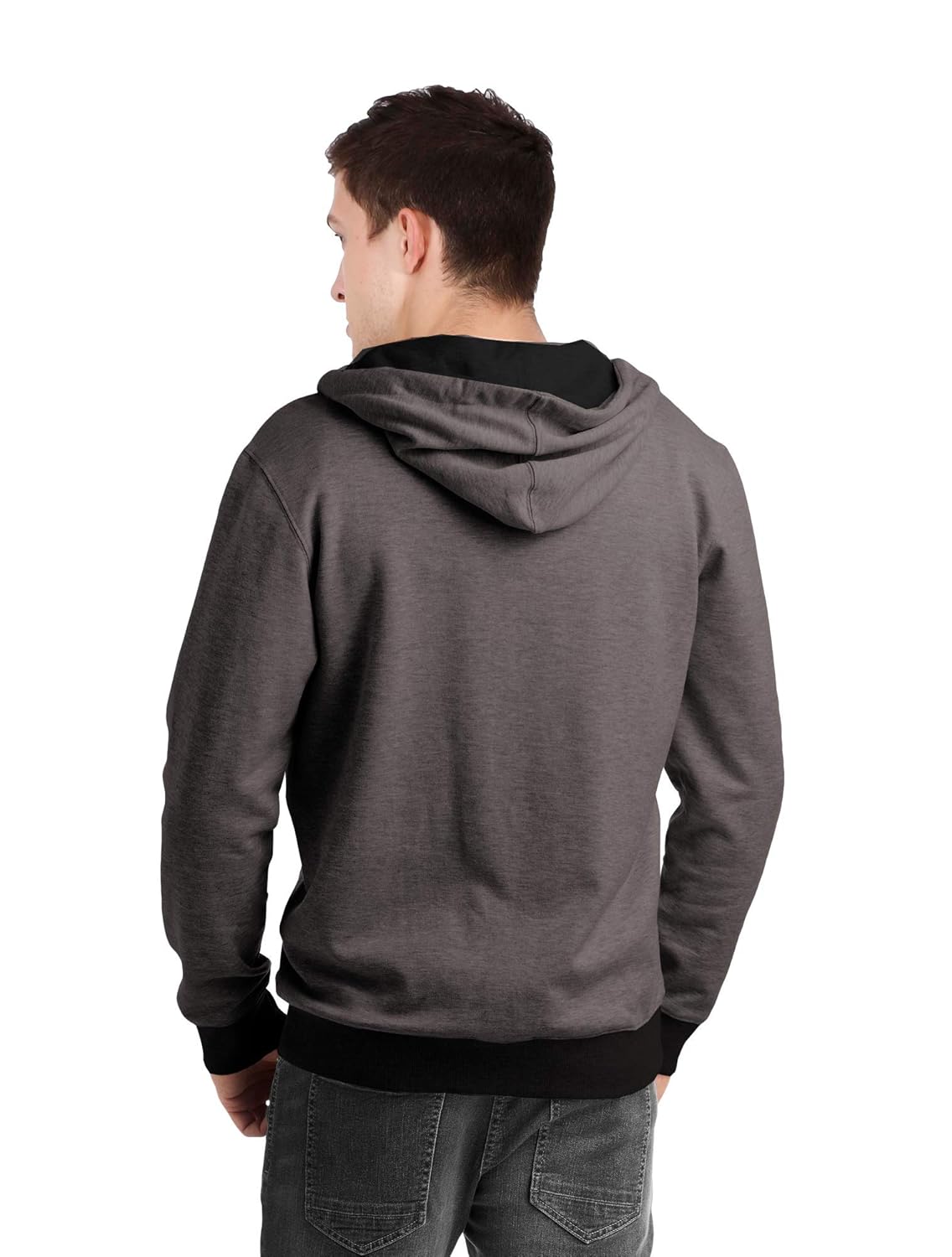 fanideaz men's cotton hooded sweatshirt with zip