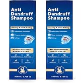 1% Ketoconazole Anti-Dandruff Shampoo, Scalp Treatment for Seborrheic Dermatitis &amp; Psoriasis Symptoms, Itchy Scalp Relief &amp; Flakes Control, Hydrating Care for Men &amp; Women (6.75 Fl Oz (Pack of 2))