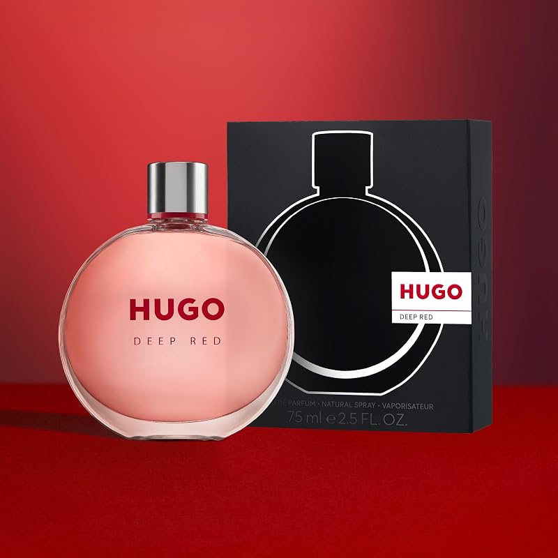 HUGO Deep Red Eau de Parfum para mulheres 75 ml