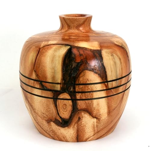 Amazon Com Wooden Vase Vessel Lathe Turned Made From The Hard To