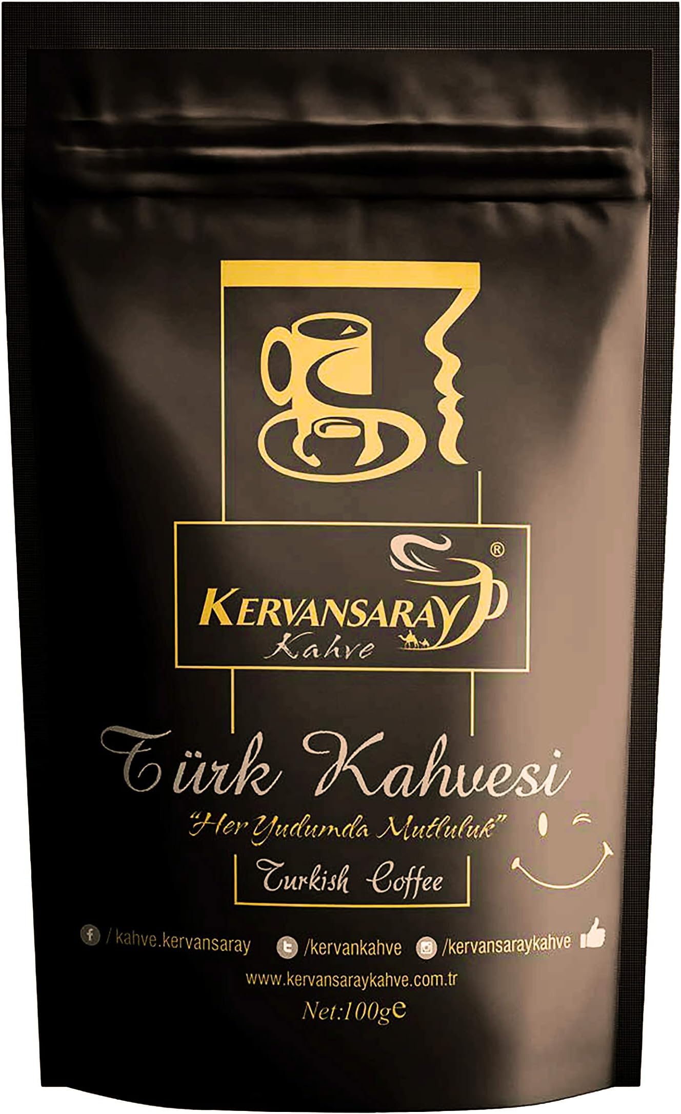 Kervansaray Turkish Coffee, Ground, 3.5 Ounce