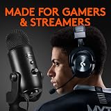 Logitech G PRO X Gaming Headset and Yeti Blackout Package view 5