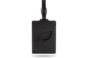 Rico Industries NFL San Francisco 49ers Red Laser Engraved Ultra Suede Luggage Tag - Includes ID Card