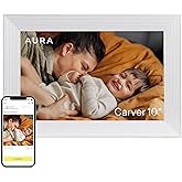 Aura Digital Picture Frame - 10.1" HD Display | Wirecutter's Best Digital Frame | Text Photos Directly to Your Frame from Anywhere | Quick & Easy Setup Over WiFi - Free Aura App | No ads or fees