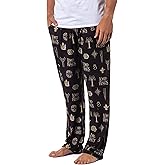 The Lord Of The Rings Mens' Tossed Print Movie Film Title Logo Pajama Pants