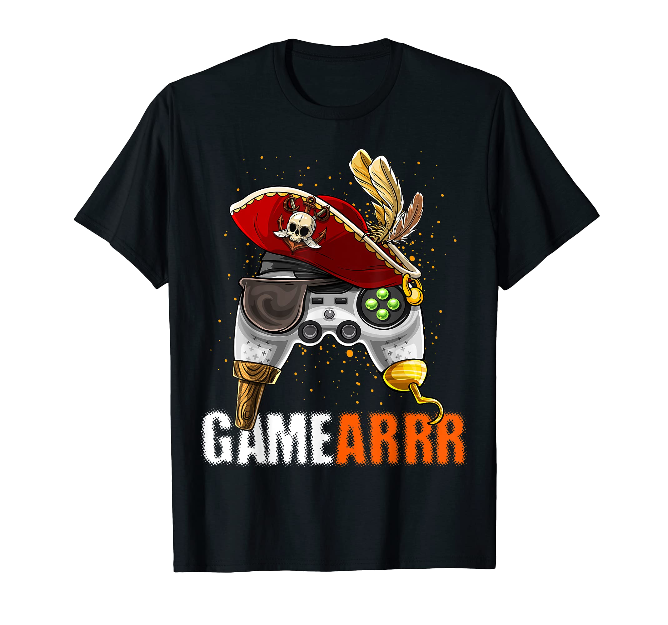 Video Game Controller Halloween Pirate Costume Boys Gift T-Shirt