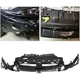 HECASA Bumper Support Bracket Compatible with 2012-2014 Ford Focus Upper Front Bumper Mounting Cover Replacement for CP9Z17C897A FO1065105 Black