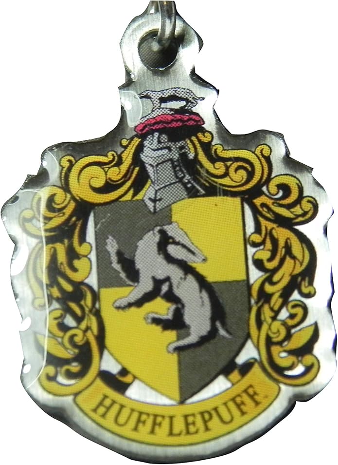 Harry Potter Anhanger Hufflepuff Wappen Slider Charm 1 7x2 4cm Schmuck Amazon De Schmuck