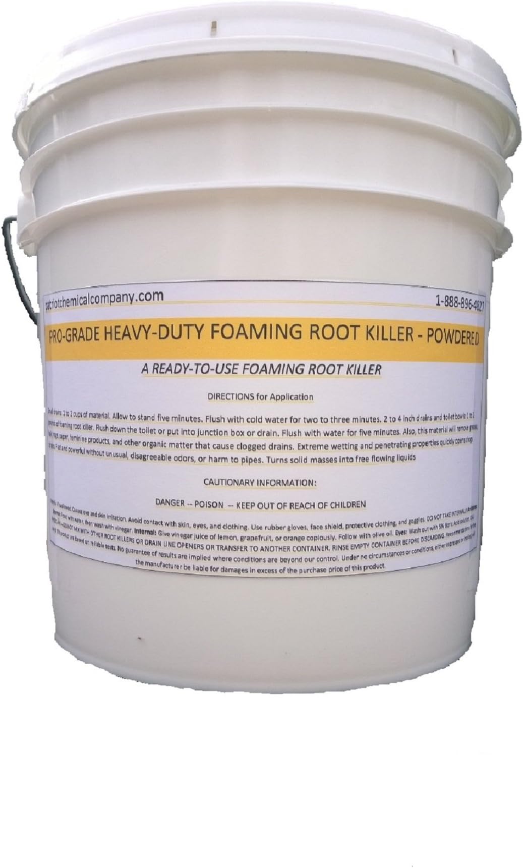 Patriot Chemical Sales 10 Pounds Foaming Root Killer Powder Industrial Strength