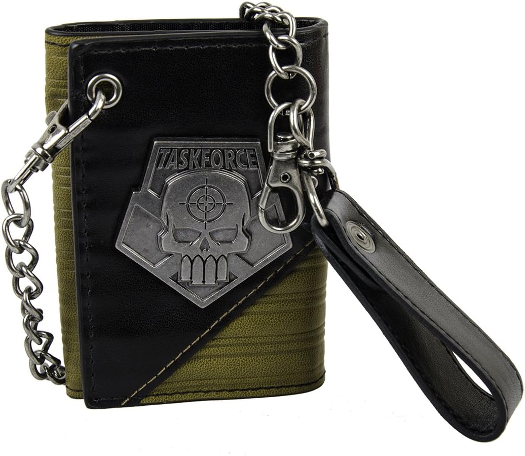 Suicide Squad Taskforce X Chain Wallet by, Black