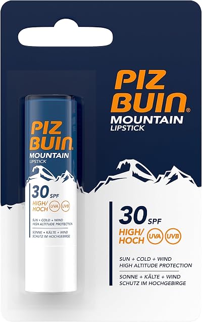 Piz Buin Mountain SPF30 Lipstick 4.9g - Unisex Lip Protection