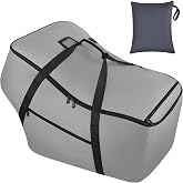 SCTEL Infant Car Seat Travel Bag Fits Car Seats with Anti-Rebound Bar Base | Car Seat Airplane Bag for Chicco/Graco/Nuna/Cosco/Britax/Uppababy Baby Car Seat, Water Dirt Tear Resistant, Grey Upgrade