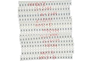 HUABAN 15 Types x 20 Pieces, Total 300 Pieces 1206 10% Multilayer Chip Ferrite Inductor Kit 10nH 47nH 68nH 100nH 220nH 330nH 470nH 680nH 820nH 1uH 2.2uH 3.3uH 4.7uH 6.8uH 10uH