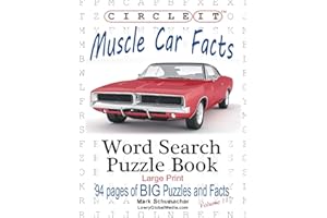 Circle It, Muscle Car Facts, Large Print, Word Search, Puzzle Book