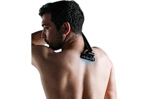 DURIMI Back Shavers for Men: The DIY Back Hair Shaver for Men with Safety Blade Technology & Ergonomic Handle, Wet or Dry Shaving