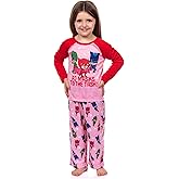 PJ Masks Pajamas Girls' Gekko Catboy Owlette To The Task Heroes PJ Lounge 2 Piece Set