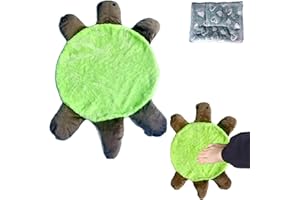 Floor Turtle Foot Mop, Cute Double-Sided Turtle-Shaped Floor Cleaning Pad, Hands-Free Mop for Dust and Hair, Washable Reusabl