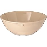 Carlisle FoodService Products Kingline Nappie Bowl, Heavy Duty Melamine Dish for Serving, 14 Oz, 1 Count, Tan
